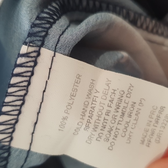 Pilgrim Size 6 Navy Blue Feather Print Dress - Picture 8 of 8